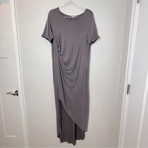 BNWT! VICI City Haze Maxi Dress in Pewter in Modal Fabric Size L